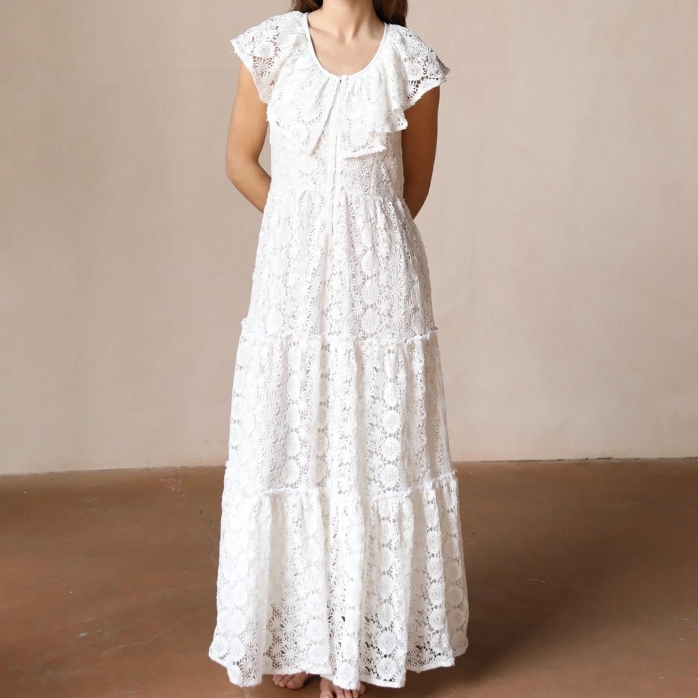 MILLE Mira Lace Pocket Dress Small